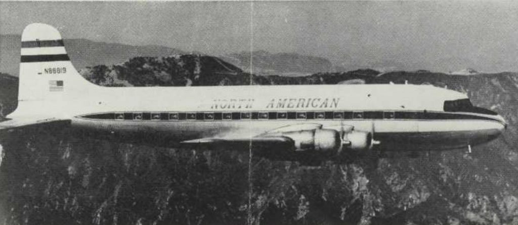 North American Airlines 1950's, First aircraft. The growth of North American Airlines is a dramatic success story of the 1950's.