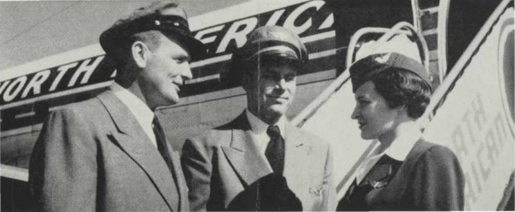 North American Airlines 1950's, Crew & Owners. The growth of North American Airlines is a dramatic success story of the 1950's.